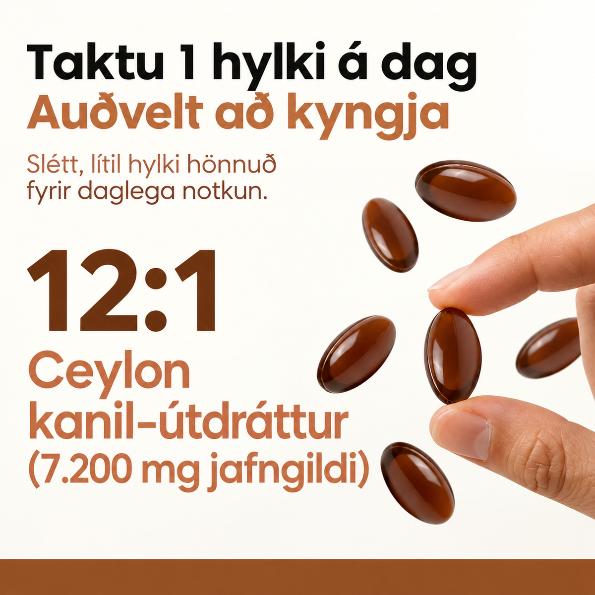 Taktu 1 hylki á dag – 12:1 þykkni