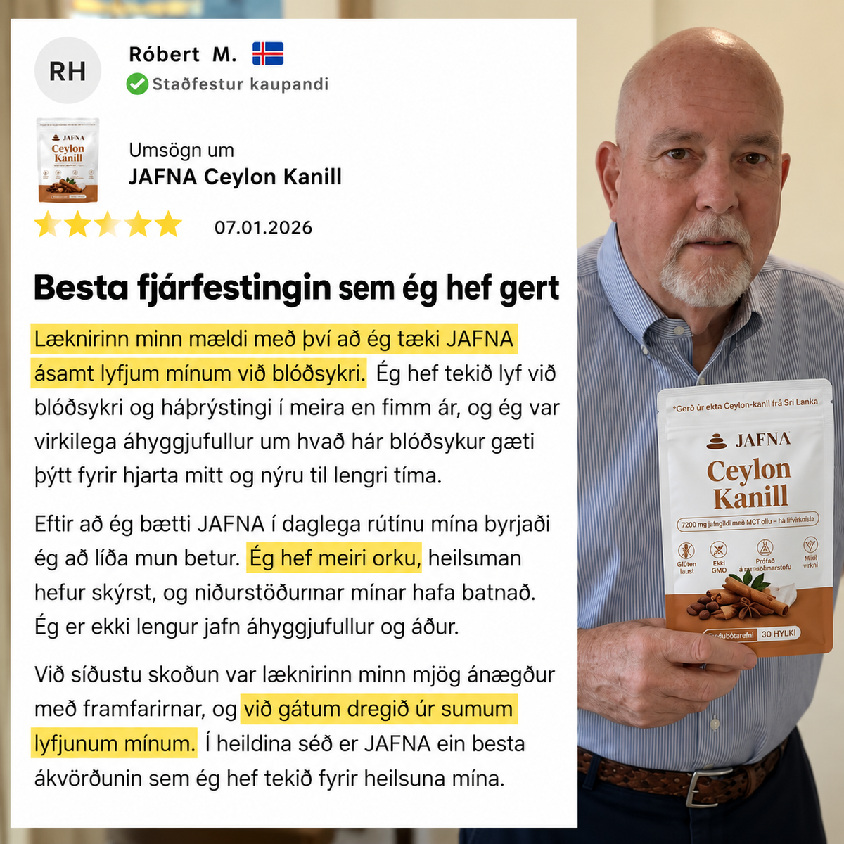 Umsögn – Róbert M.