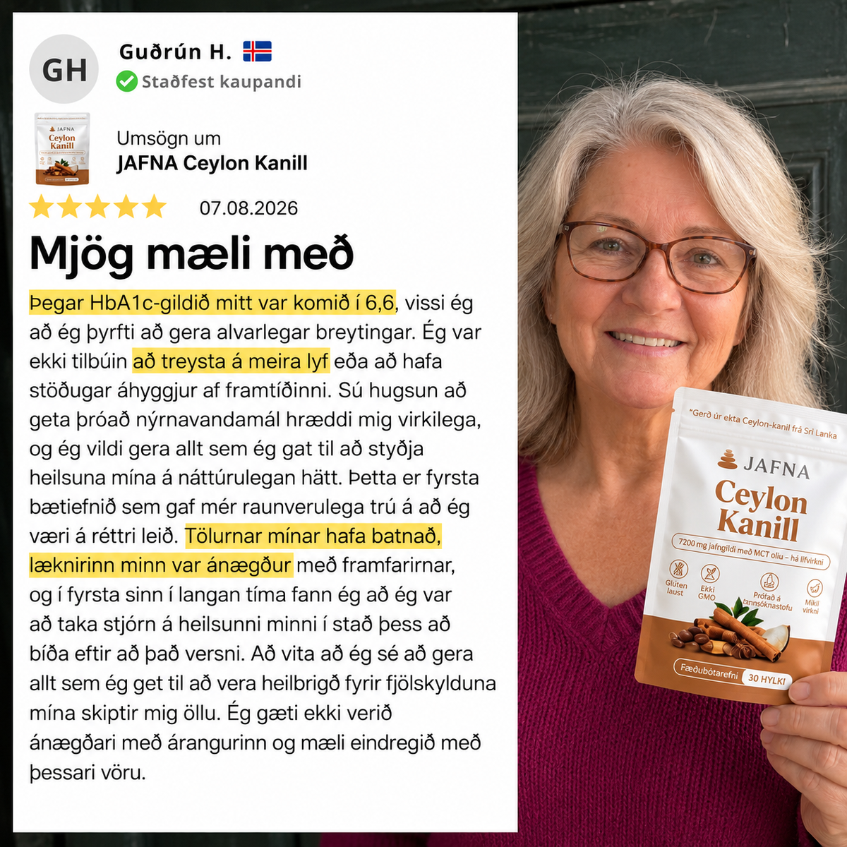 Umsögn – Guðrún H.